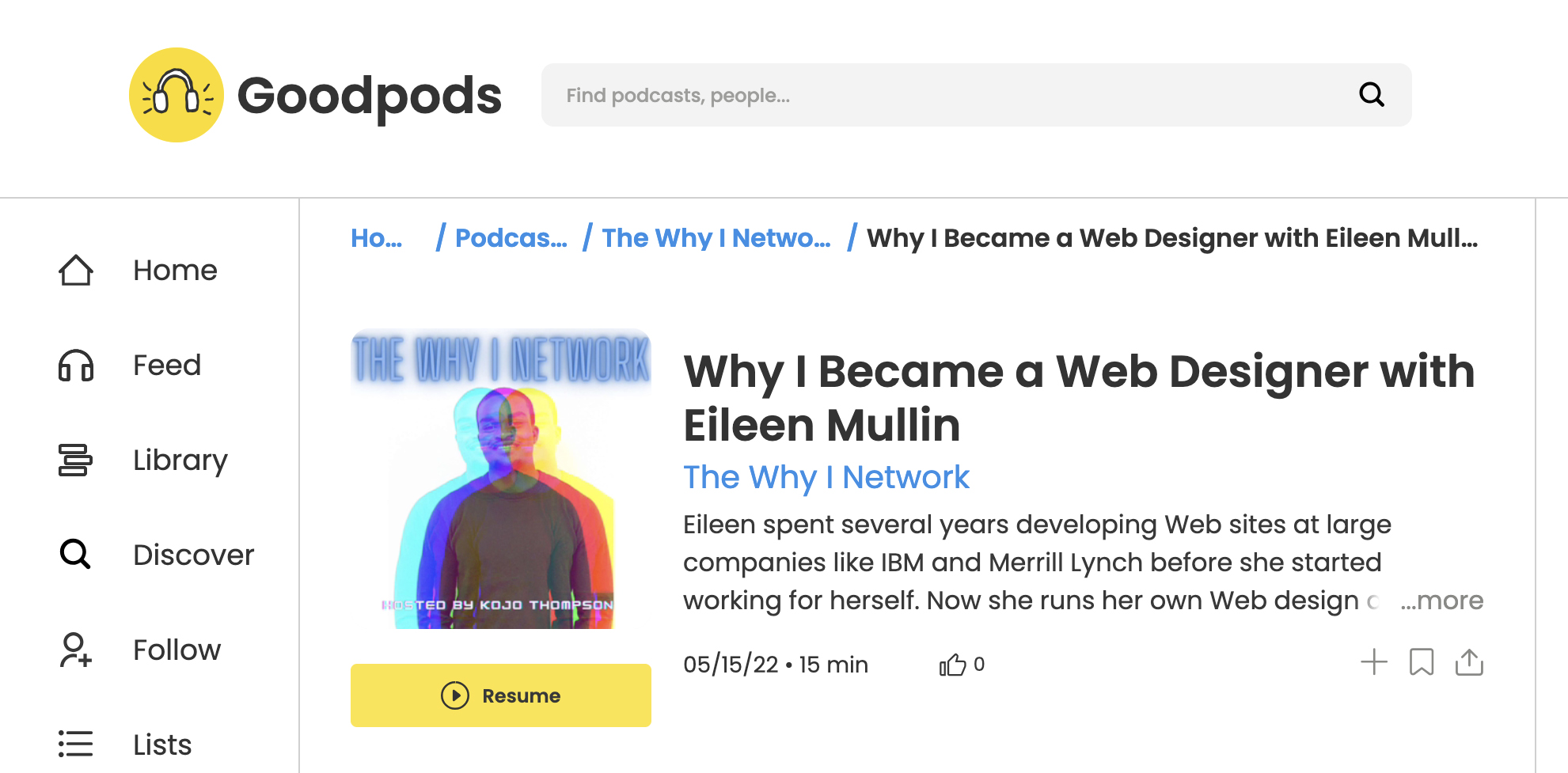 The Why I Network